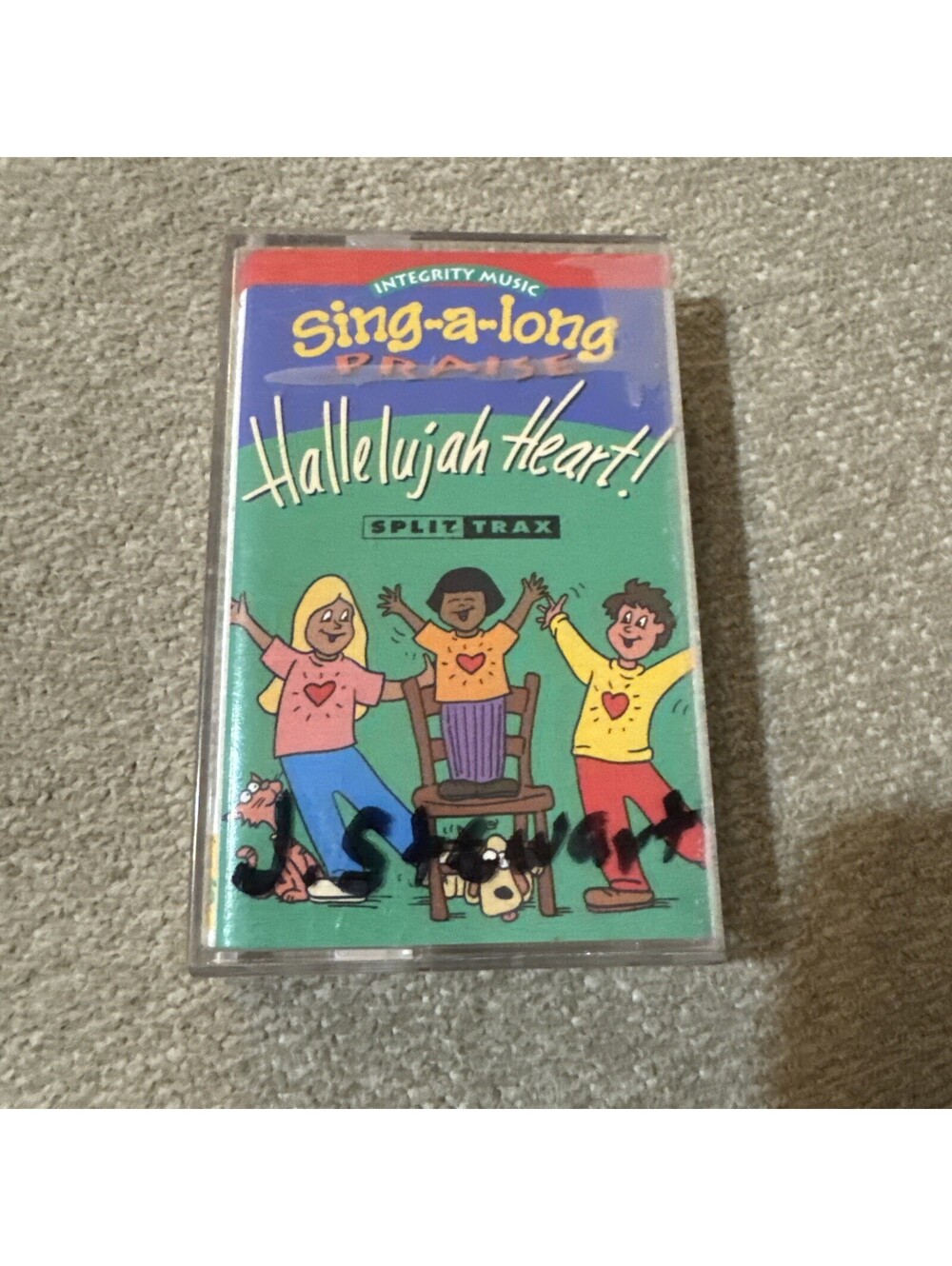 Sing A Long Praise Hallelujah Heart Cassette Tape